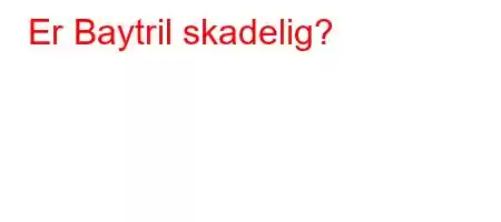 Er Baytril skadelig?