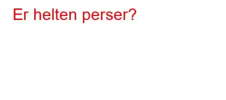 Er helten perser?