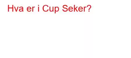 Hva er i Cup Seker?