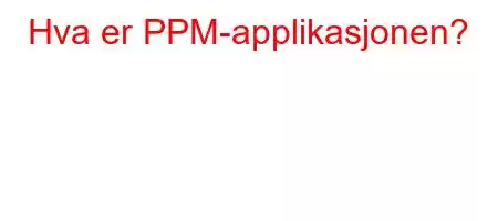 Hva er PPM-applikasjonen?