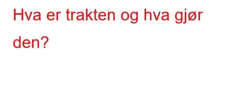 Hva er trakten og hva gjør den?