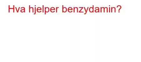 Hva hjelper benzydamin?