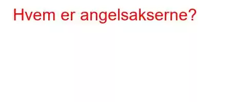 Hvem er angelsakserne?