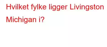 Hvilket fylke ligger Livingston Michigan i?