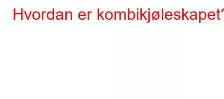 Hvordan er kombikjøleskapet?