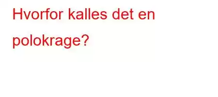 Hvorfor kalles det en polokrage?